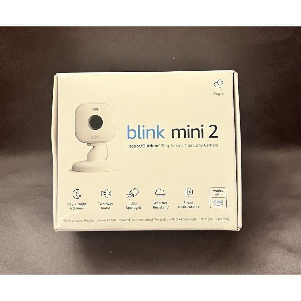Blink Mini / Mini 2 / Mini 2K+ Security Camera – 1080p/2K, Night Vision.